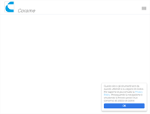 Tablet Screenshot of corame.it